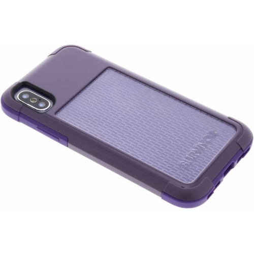 NEW Genuine Griffin Survivor Phone Case cover For Apple iPhone X - Purple - Afbeelding 1 van 4