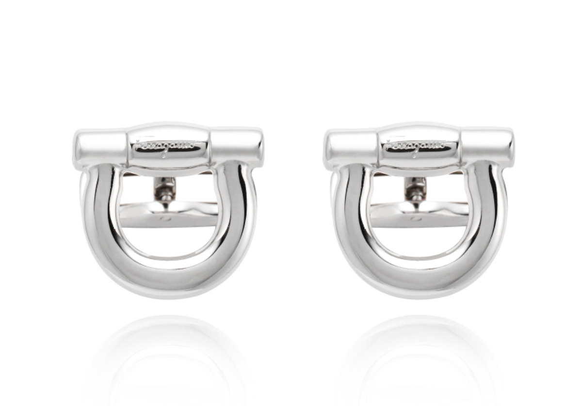 FERRAGAMO Gancini Link Cufflinks /77 5189 0676145 | eBay