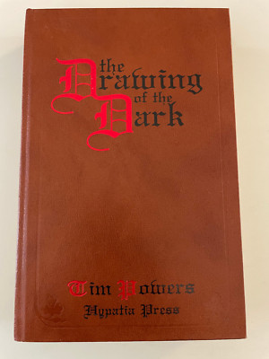 Tim Powers: Drawing of the Dark, signed, #d, leather, HB, 1st