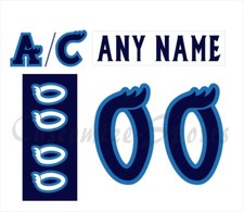 Manitoba Moose Customized Number Kit For 2015-Present Home White Uniform