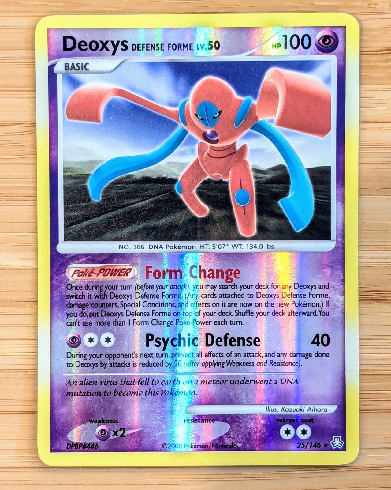 Deoxys Defense Forme - Legends Awakened 25/146 Reverse Holo Rare - LP - Pokemon