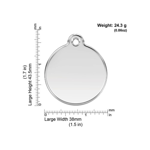 Red Dingo "Fish" Engraved Pet Dog & Cat ID Tag - Free Engraving - 11 Colours - Picture 14 of 25