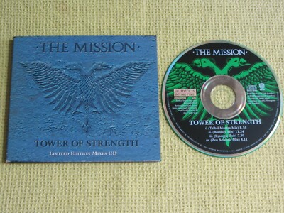 The Mission Tower Of Strength CD Single Limited Edition Mixes Goth