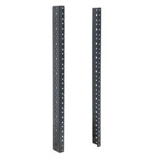 2 PCS 10U Rack Rails Tapered Holes Rack Mount Rails for Recording  Network W...