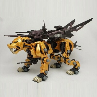ゾイド1/72 EZ-016 セイバータイガーゴールド ZOIDS EZ-016 Saber Tiger Gold 1:72 Scale Full Action Plastic