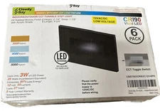 Cloudy Bay CRI90  Indoor & Outdoor  CCT Tunable Step Vivid LED Lighting 6 pack