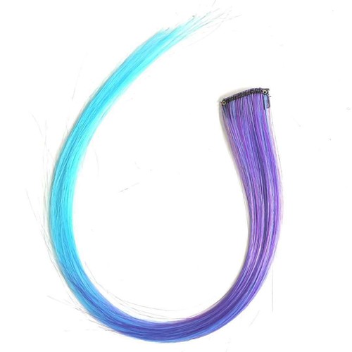 BUY 3 GET 3 FREE! Rainbow Clip In Highlight Streaks like Human Hair Extension UK - Picture 48 of 55