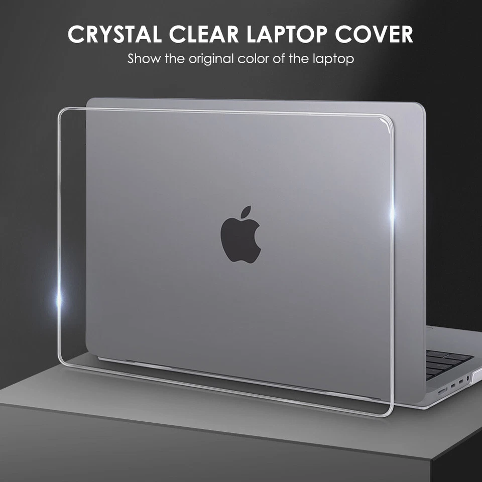 Funda rígida para teclado protector de pantalla para Macbook Pro 13" 14" 16" M1 M2 M3 Foto 3 de 4