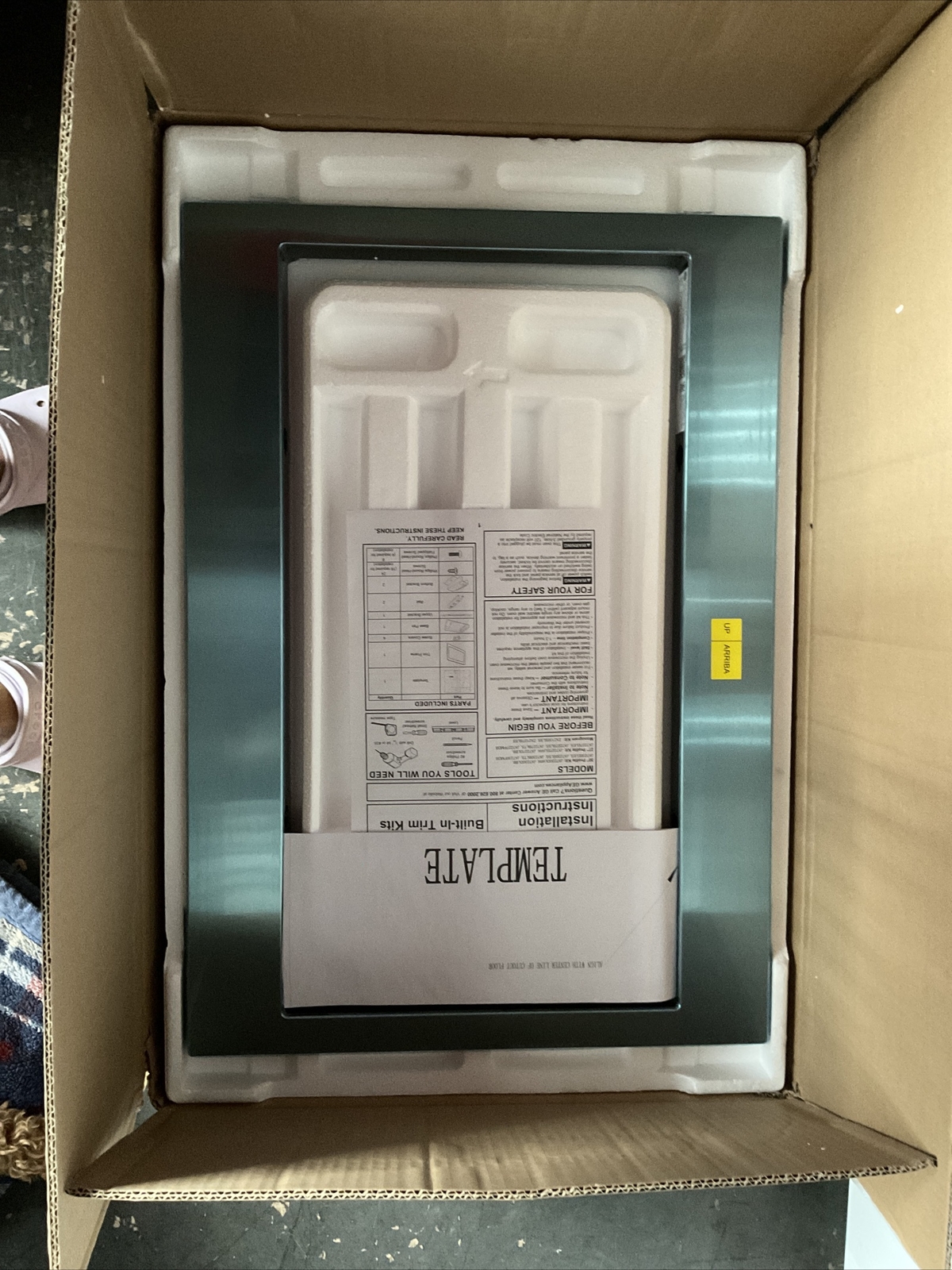 GE JX7227SLSS 27" Microwave Trim Kit Stainless Steel 84691827351 eBay