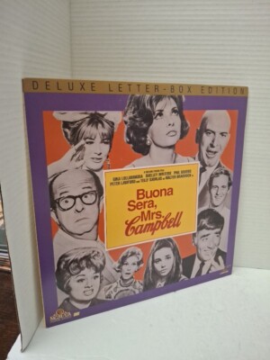 BUONA SERA, MRS. CAMPBELL (Laserdisc LD,1968)CLASSIC FILM