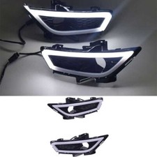 Two-color For Ford Mondeo Fusion 2013-16 Front Bumper Led Fog Light Turn Signal