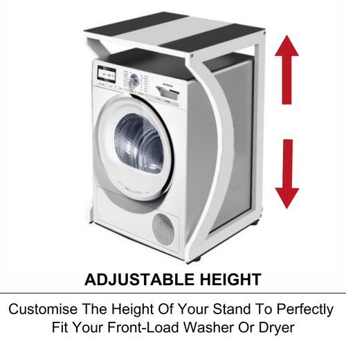 ORIGINAL Dryer Stand Maxi - Adjustable Front Load Washer Machine Dryer Shelf - Picture 4 of 7