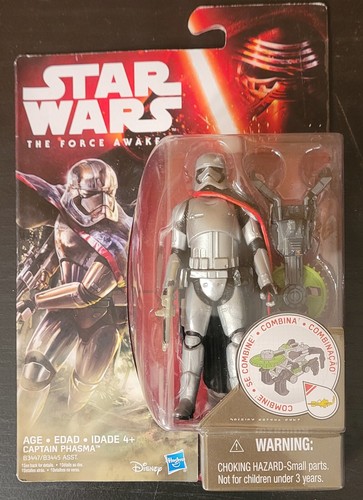 STAR WARS THE FORCE AWAKENS CAPTAIN PHASMA ACTION FIGURE - NEW ON CARD - Picture 1 of 2