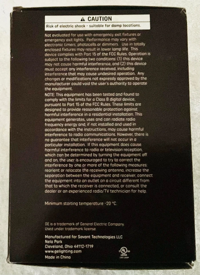 GE Comfortable White HD Llight 65W 950 Lumens LED BR40 - Image 4 of 4