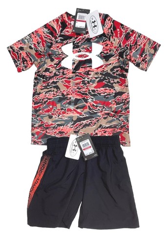 UNDER ARMOUR Boys Short Sets ; Youth Sizes Small-XL, NWT - Picture 16 of 24