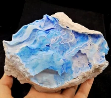 133mm 438g Rare Woodwardite wave, USD700 - PLEASE READ ITEM DESCRIPTION