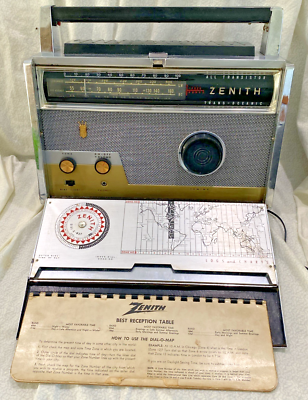 VINTAGE ZENITH ROYAL 1000 D TRANS OCEANIC MARINE BROADCAST RADIO