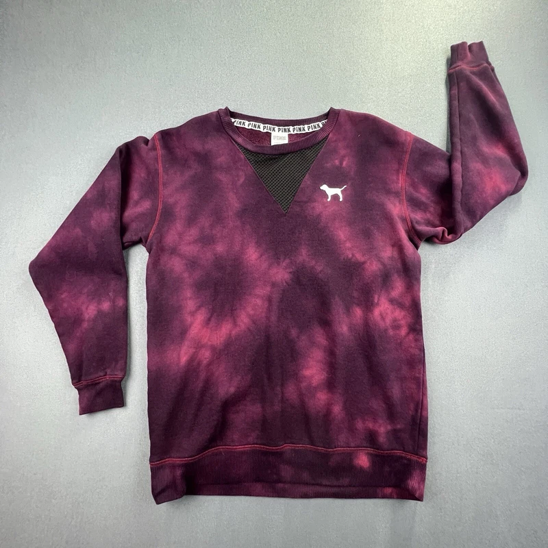 victoria-secret-vs tie dye pullover pump cover sweatshirt