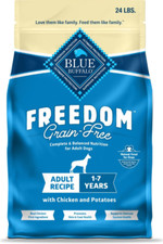 Blue Buffalo Freedom Grain-Free Chicken Potatoes Adult Dog Food, 24 lb. Bag
