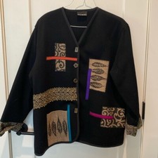 Lynn Murray Vintage 100% Wool Blazer. Buttons Have Different Shapes. Size L