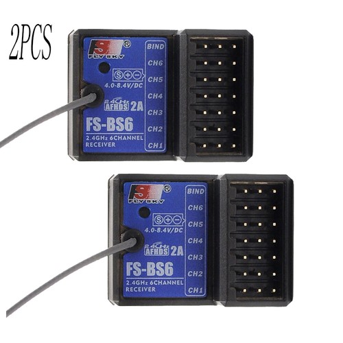 Flysky FS-BS6 Receiver 2.4G 6CH AFHDS2 for FlySky GT5 iT4S GT2E GT2G Transmitter - Picture 10 of 12