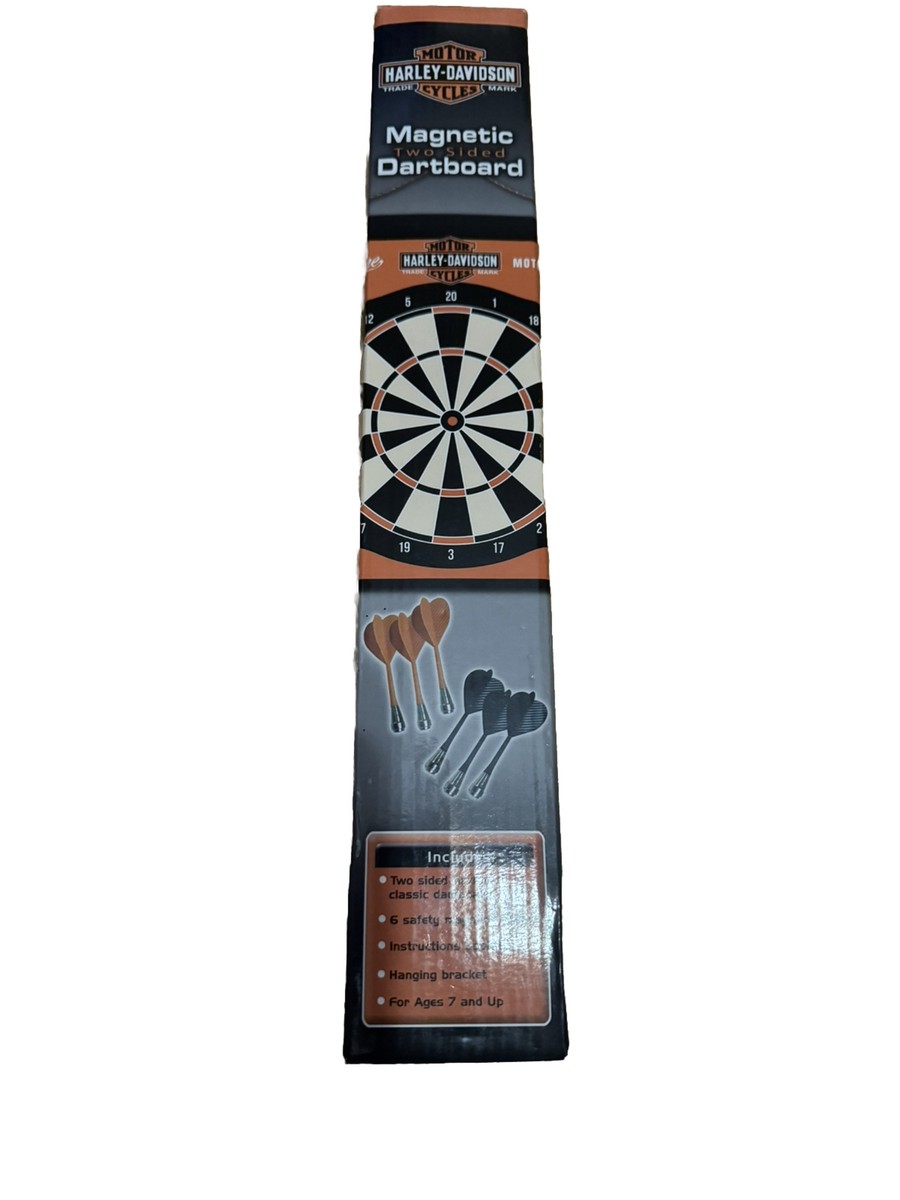Harley Davidson Magnetic Two Sided Dartboard New In Box | eBay