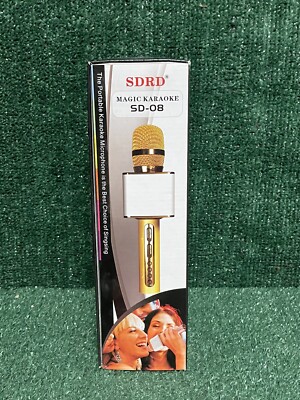 Magic Karaoke SD-08 SDRD  Portable Microphone Complete In Box. Fast Shipping!!