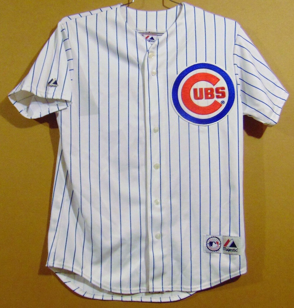 CHICAGO CUBS KERRY WOOD WHITE PINSTRIPE #34 MLB JERSEY | eBay