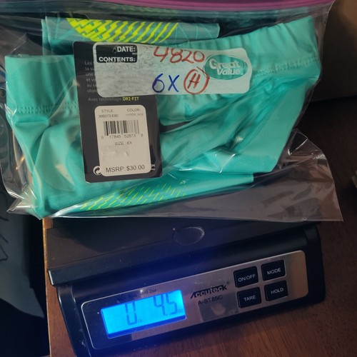 NIKE Dri-fit Girls Size 6X Hyper Jade JUST DO IT Athletic Leggings NEW - Picture 10 of 10