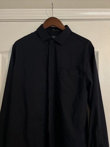Alex Vando Mens Dress Shirts Regular Fit Long Sleeve Stretch Dress Shirt