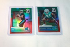 2022 Panini Donruss Optic Rated Rookie Red and Green Matt Corral/Channing Tindal