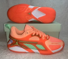 NIKE JORDAN HEIR BASKETBALL SHOES MENS SIZE 5.5 FQ3858 800 ORANGE GREEN NIB