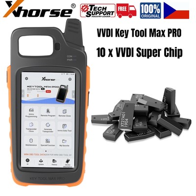 Xhorse VVDI Key Tool Max PRO Remote IMMO Progarmming tool & 10 x VVDI Super Chip