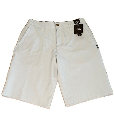 NWT O'Neill Reserve Heather Hybrid 21'' Shorts Men's 30 Ice Water Light Blue $52