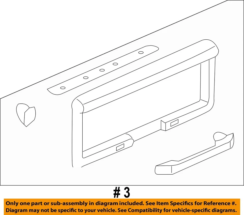 Panel de acabado de tapa de cubierta usado se adapta a: Hummer H2 2007 grado A Foto 4 de 4