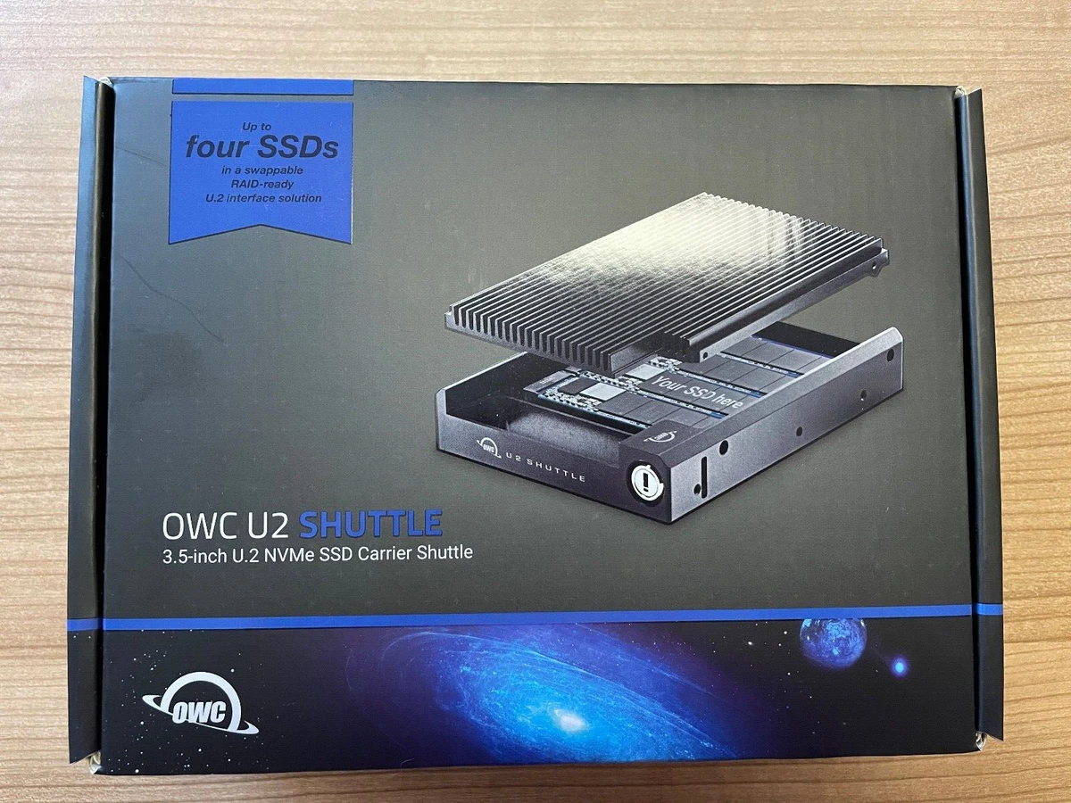 OWC U2 Shuttle - Four NVMe M.2 SSD to U.2 Adapter