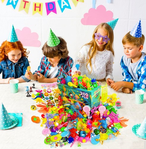 200 PACK Party Favors for Kids Pinata Fillers Basket Stuffers Classroom Rewards - Picture 6 of 9