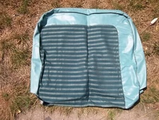 1963 AMC RAMBLER AMERICAN DRIVER'S SIDE SEAT BACK COVER NOS GREEN BLUE COLOR