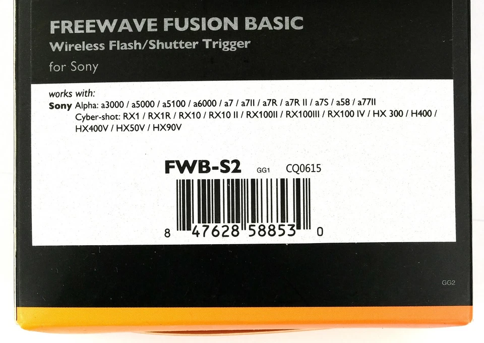 Vello Freeware Fusion Basic Wireless Transmitter & Receiver FWB-S2 (for Sony) - Image 2 of 4