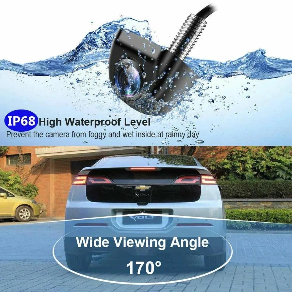 New Backup Camera Rear IP68 Universal for Pioneer DMH-160BT DMH160BT Night Visio - Image 2 of 4