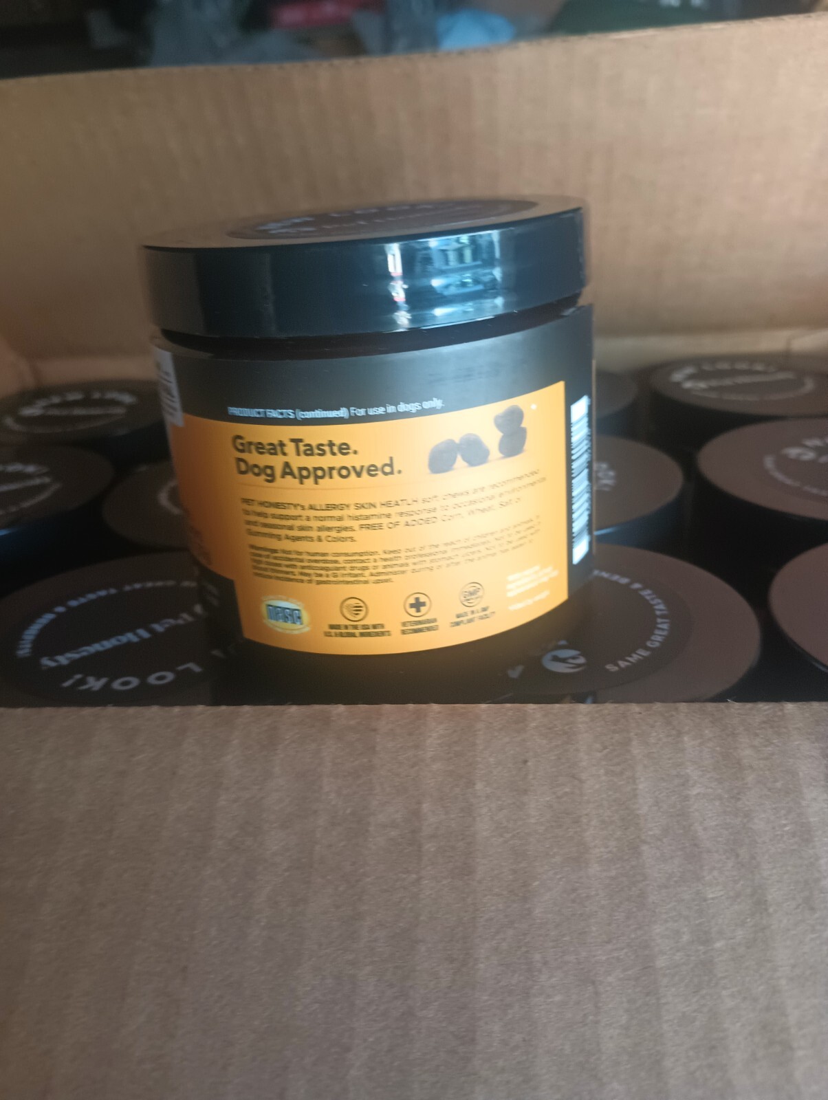 Pethonesty Allergy Skin Health Fish Oil for Dogs case of 24 containers