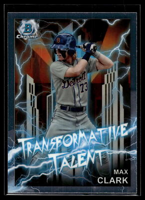 Max Clark 2023 Bowman Draft Transformative Talent Card #TT-10
