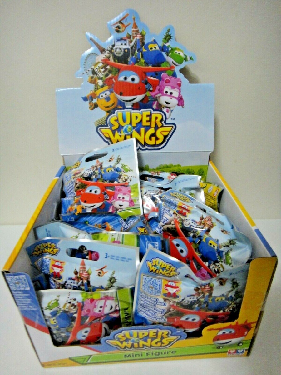 Super Wings Blind Bag Mini Figure Mystery pack CASE OF 24 NEW with