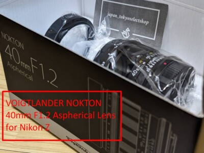 VOIGTLANDER NOKTON 40mm F1.2 Aspherical Lens for Nikon Z | eBay