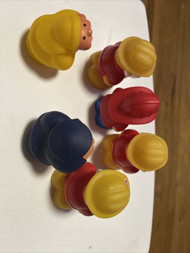 Tonka Vintage Tonka Kunststoff Chunky People Bauarbeiter Mann - Bild 5 von 12