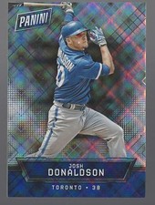 2016 Panini National JOSH DONALDSON Plaid Foil #19/49 NSCC Blue Jays Insert