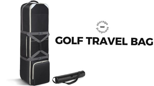 Storage Standard Golf Travel Bag for Airlines with Wheels & Cooler Bag - Video 1 of 1