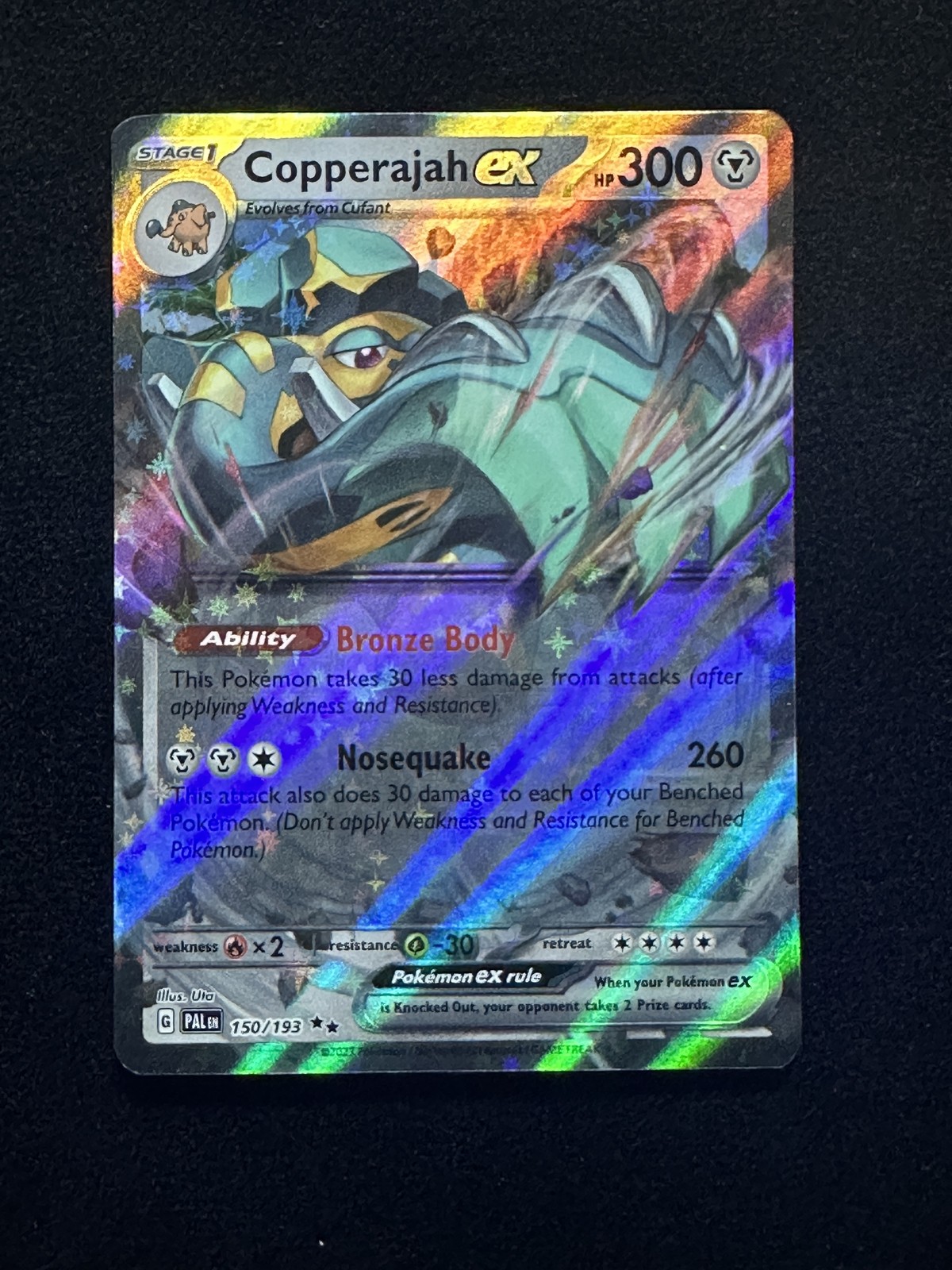Copperajah ex 150/193 Paldea Evolved Double Rare