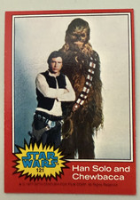 Topps Star Wars Series 2 #121 - Han Solo and Chewbacca! Mint Sharp Corners!