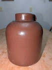 Primitive Minnesota Stoneware Albany Brown Wide Mouth Jug 1/2 Gallon Red Wing